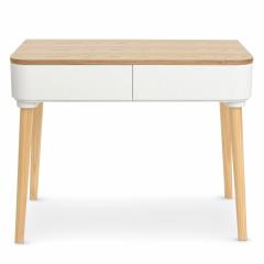 Bergen Skandinavischer Schreibtisch aus Holz, Weiß